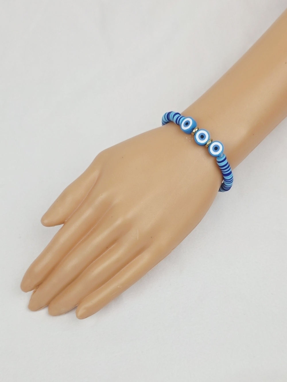 Handmade Clay Bead Bracelet